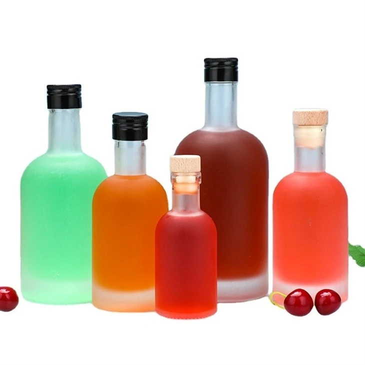 Frosted Liquor Glass Bottle price